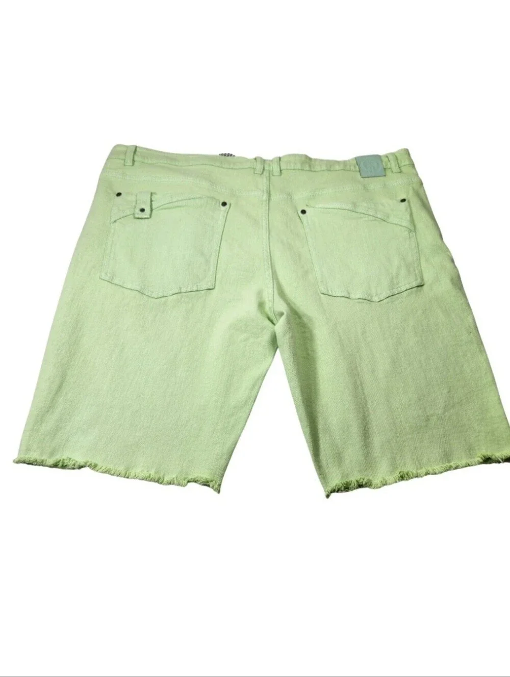 Born Fly Men's Shorts Green Denim Stretch Size 40 NWT 05